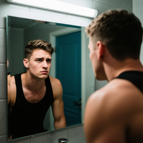 I’m lookin’ in the mirror, see my scars .