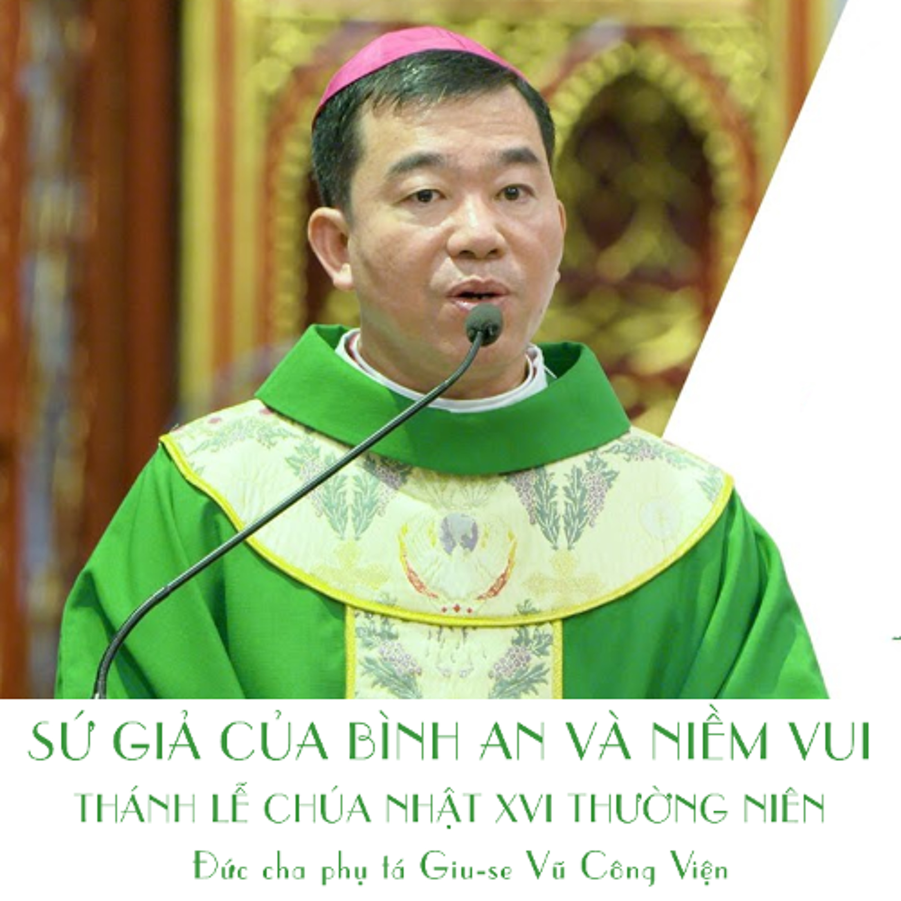 Sứ giả của bình an và niềm vui - Đức Giám mục Giu-se Vũ Công Viện