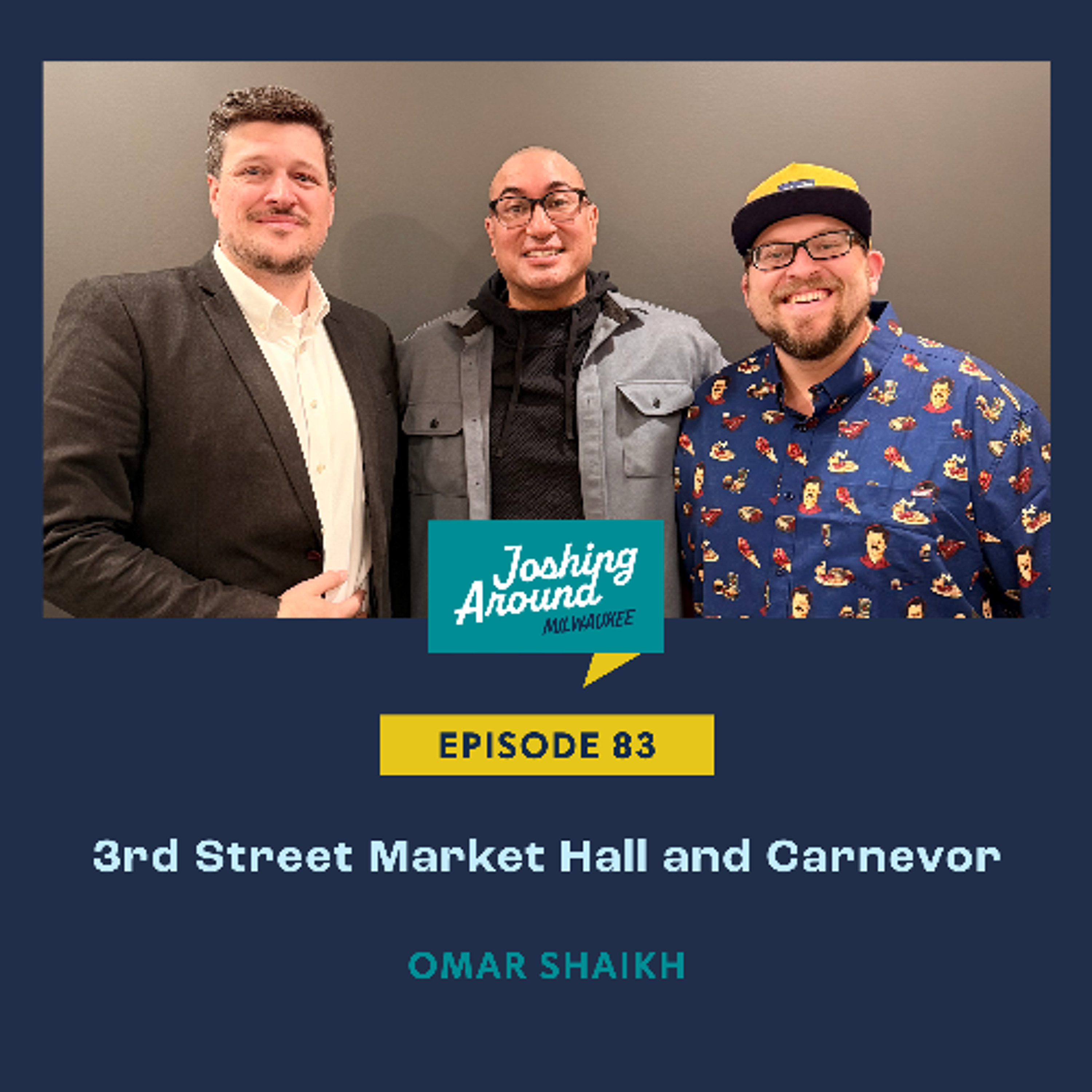 3rd Street Market Hall and Carnevor Steakhouse - Joshing Around Milwaukee (Episode 83) episode artwork