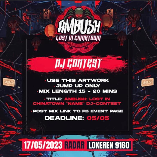 AMBUSH: LOST IN CHINA TOWN EXPLORE DJ-CONTEST
