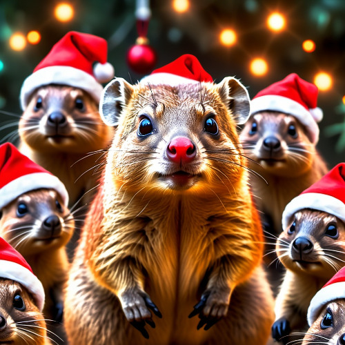 Rudolph the red-nosed hyrax