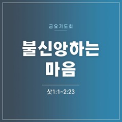 [금요기도회] 불신앙하는 마음(삿1:1~2:23)