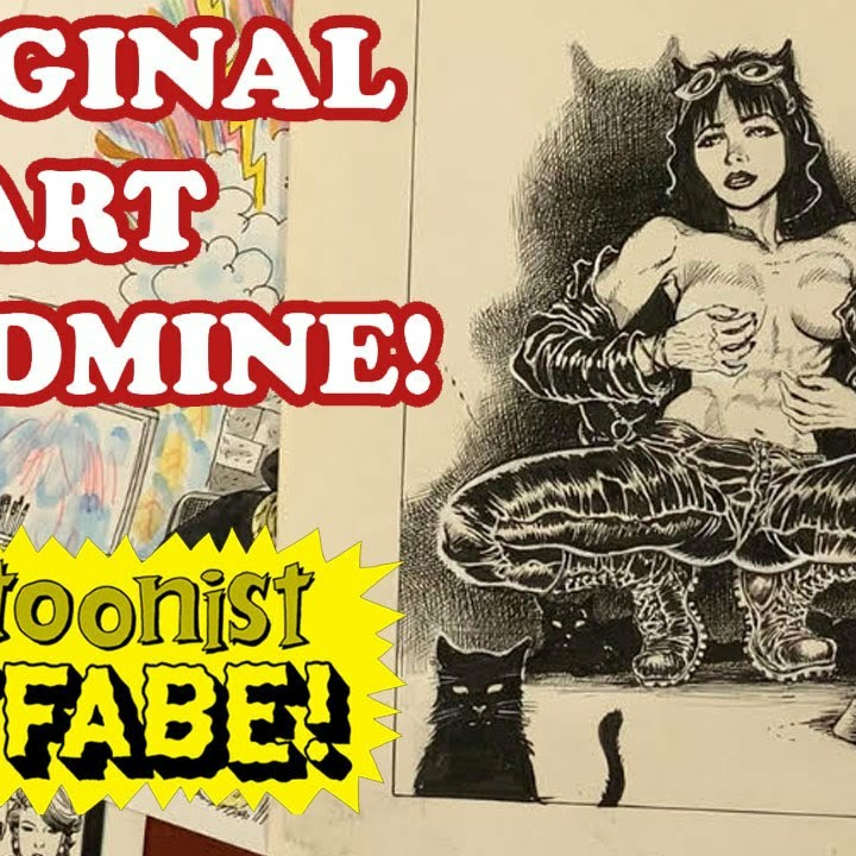 GOLDMINE of Original Art! James O'Barr, Chris Bachalo, Al Columbia, Jaime Hernandez, Shaky Kane... episode artwork