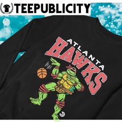 Teenage Mutant Ninja Turtles Raphael X Atlanta Hawks t-shirt