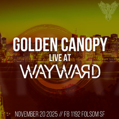 Golden Canopy — Wayward Live Set (Dark Indie / Progressive House / Melodic Techno)