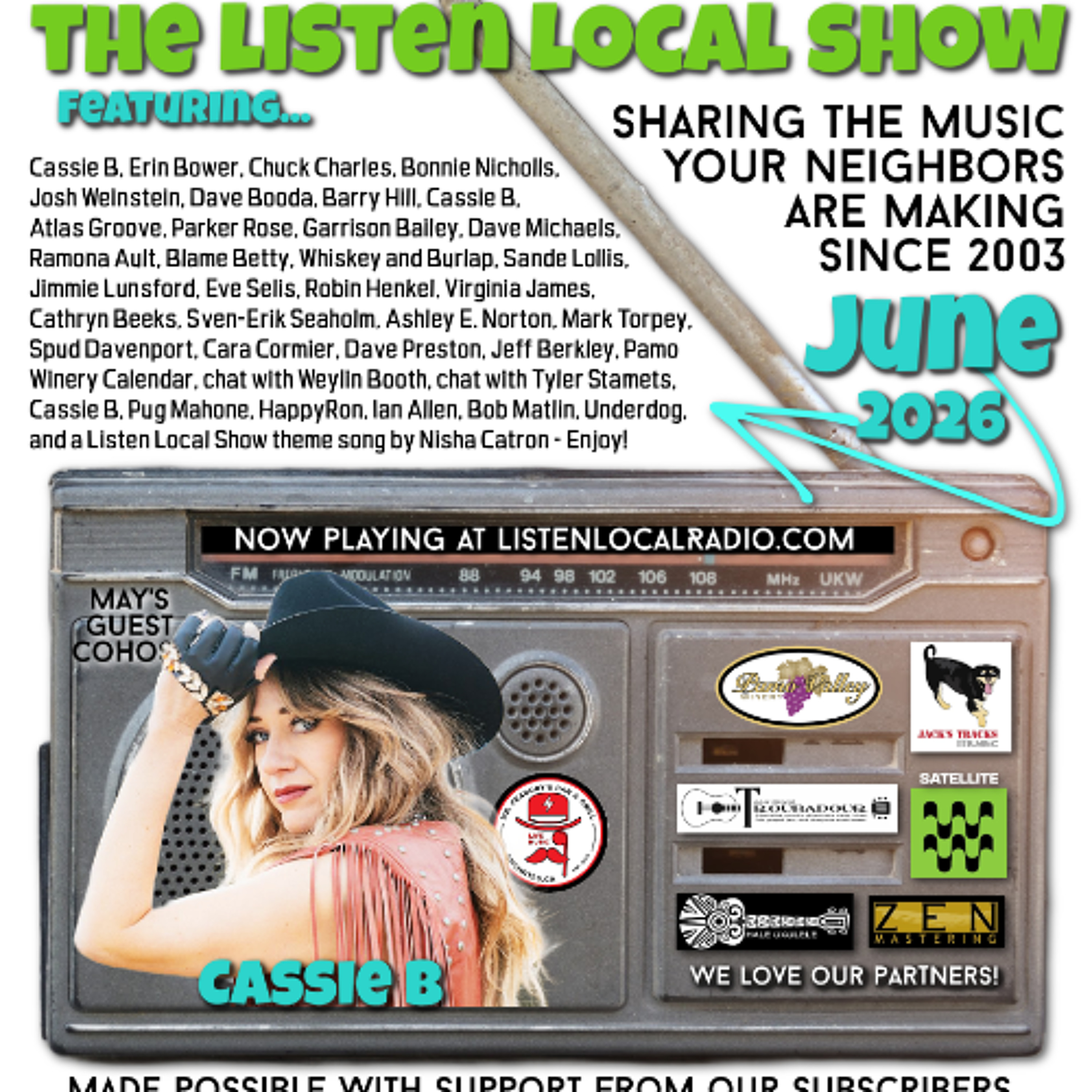 JUNE 2026 Listen Local Show episode artwork