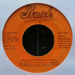 Punchy And Rouletta - Phonk Is A Serious Matter (1980)