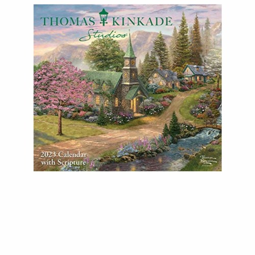 stream-get-pdf-books-thomas-kinkade-studios-2023-deluxe-wall-calendar