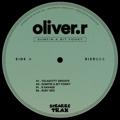 Premiere : oliver.r - Velascity Groove (BIZR003)