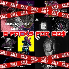 Phase Sound Samples - 8 Packs For $20