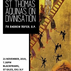 St. Thomas Aquinas On Divinisation | Fr. Andrew Hofer, OP
