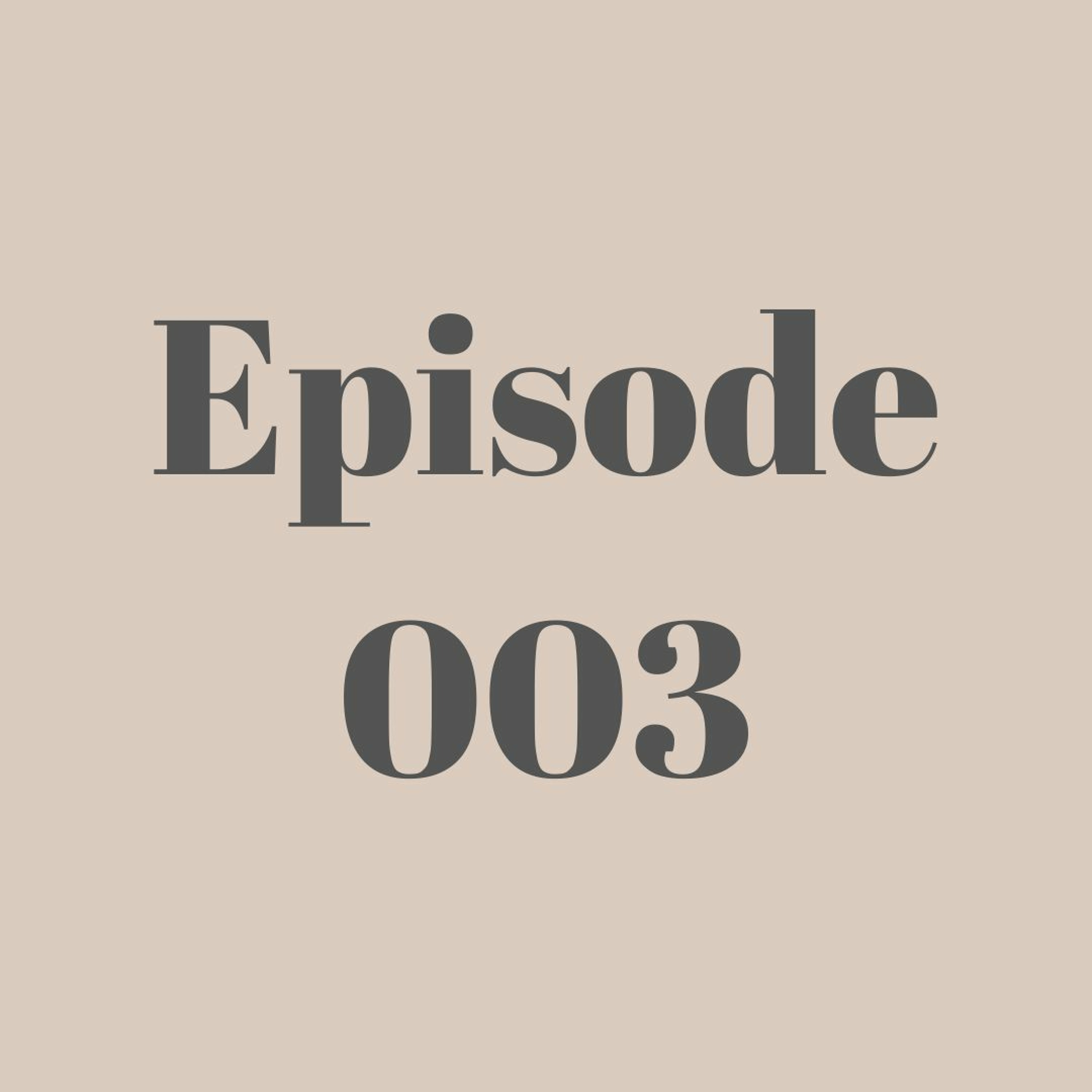 Episode 003 - Going in on myself.