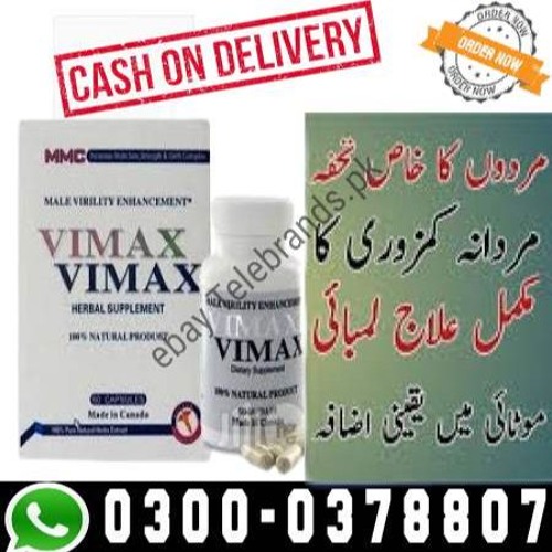 Orignal Vimax 60 Capsules  In Lahore 03000378807!