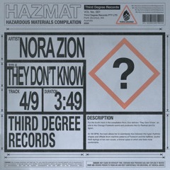 Nora Zion - They Don't Know