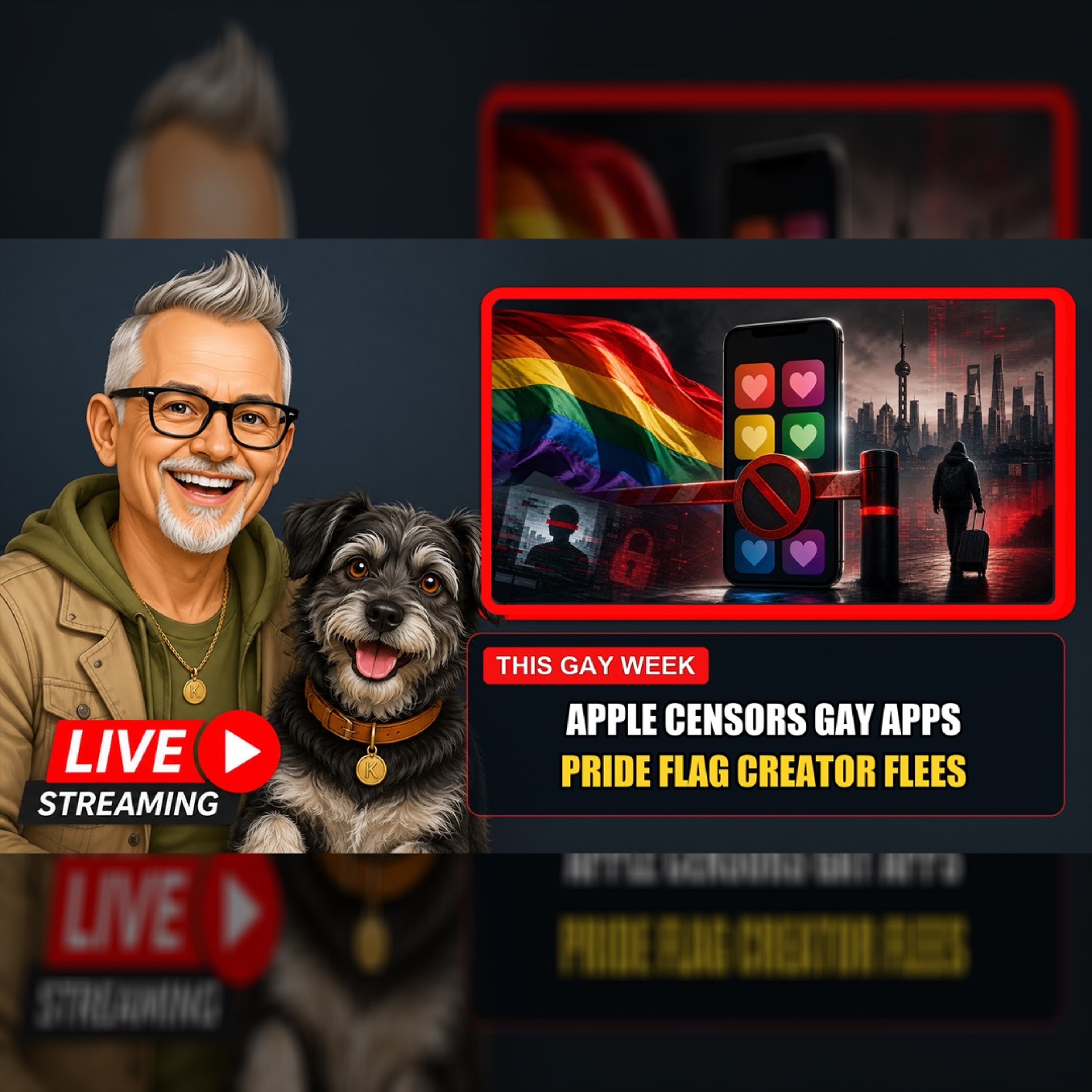 This Gay Week: Apple Censors Gay Apps, Pride Flag Creator Flees | This Gay Week episode artwork