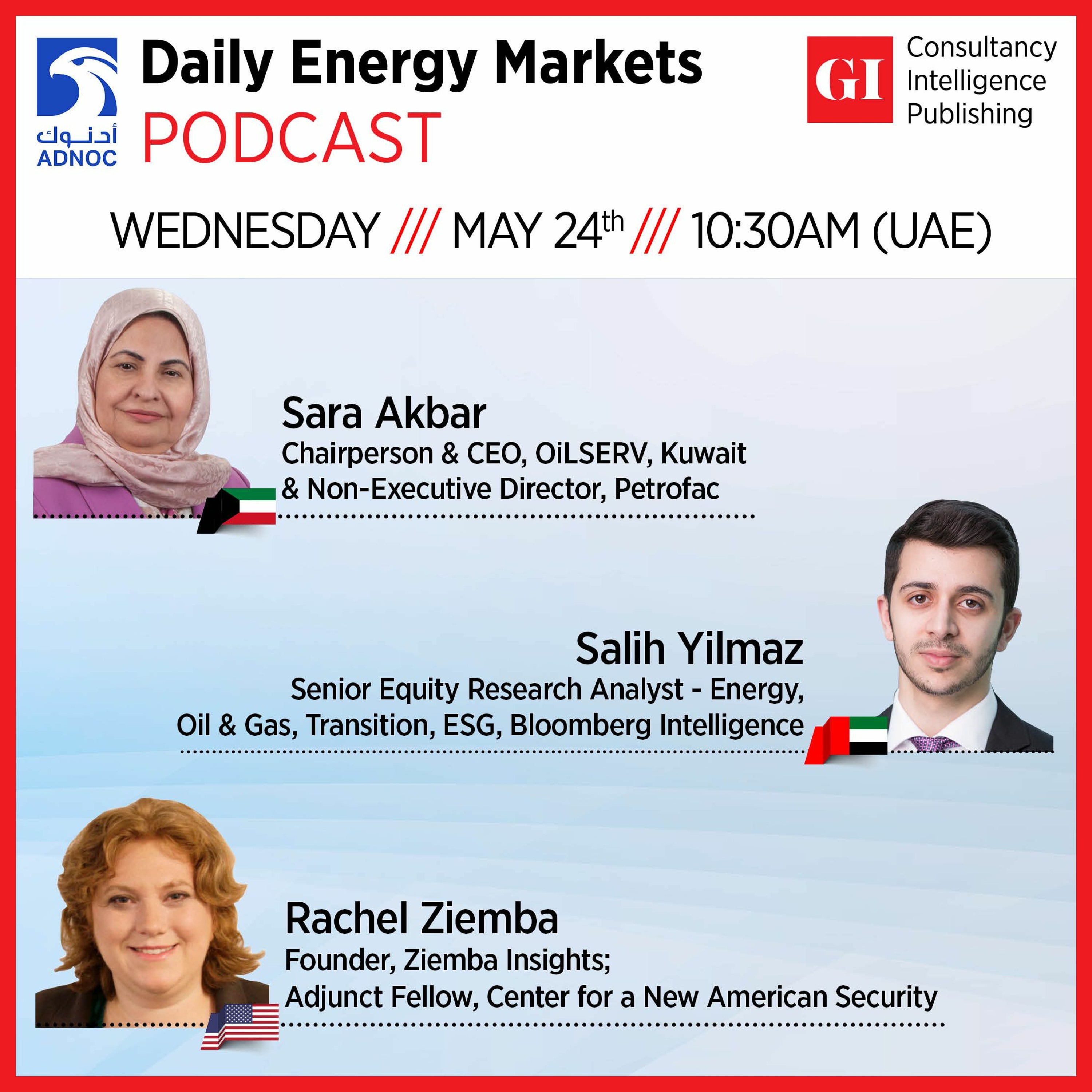 PODCAST: Daily Energy Markets - May 24th