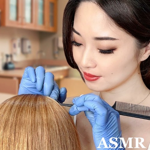 Stream Doctor Scalp Exam and Aloe Treatment Pt.1 by Tingting ASMR