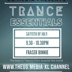 Fraser Binnie Trance Essentials Saturday 15th July 23.