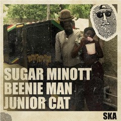 SUGAR MINOTT- BEENIE MAN - JUNIOR CAT -  ska