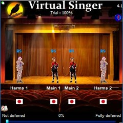 So I tried using Virtual Singer's Real Singer Function.... (URUSaaA愛)