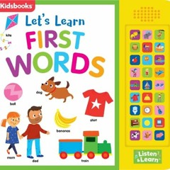 [ACCESS] EBOOK 📫 Let's Learn First Words-With 27 Fun Sound Buttons, this Book is the