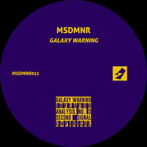 Premiere: MSDMNR "Analysis No. 3" - MSDMNR