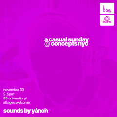 YÁNOH - j. doe radio @ CONCEPTS NYC [11.30.25]