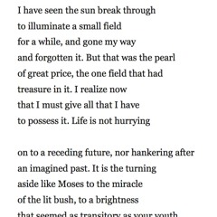 351 The Bright Field by R S Thomas