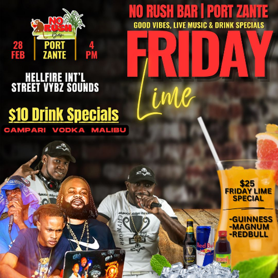 Street Vybz Sound Skn- Live No Rush Bar(100% St.Kitts & Nevis Music Pt1)
