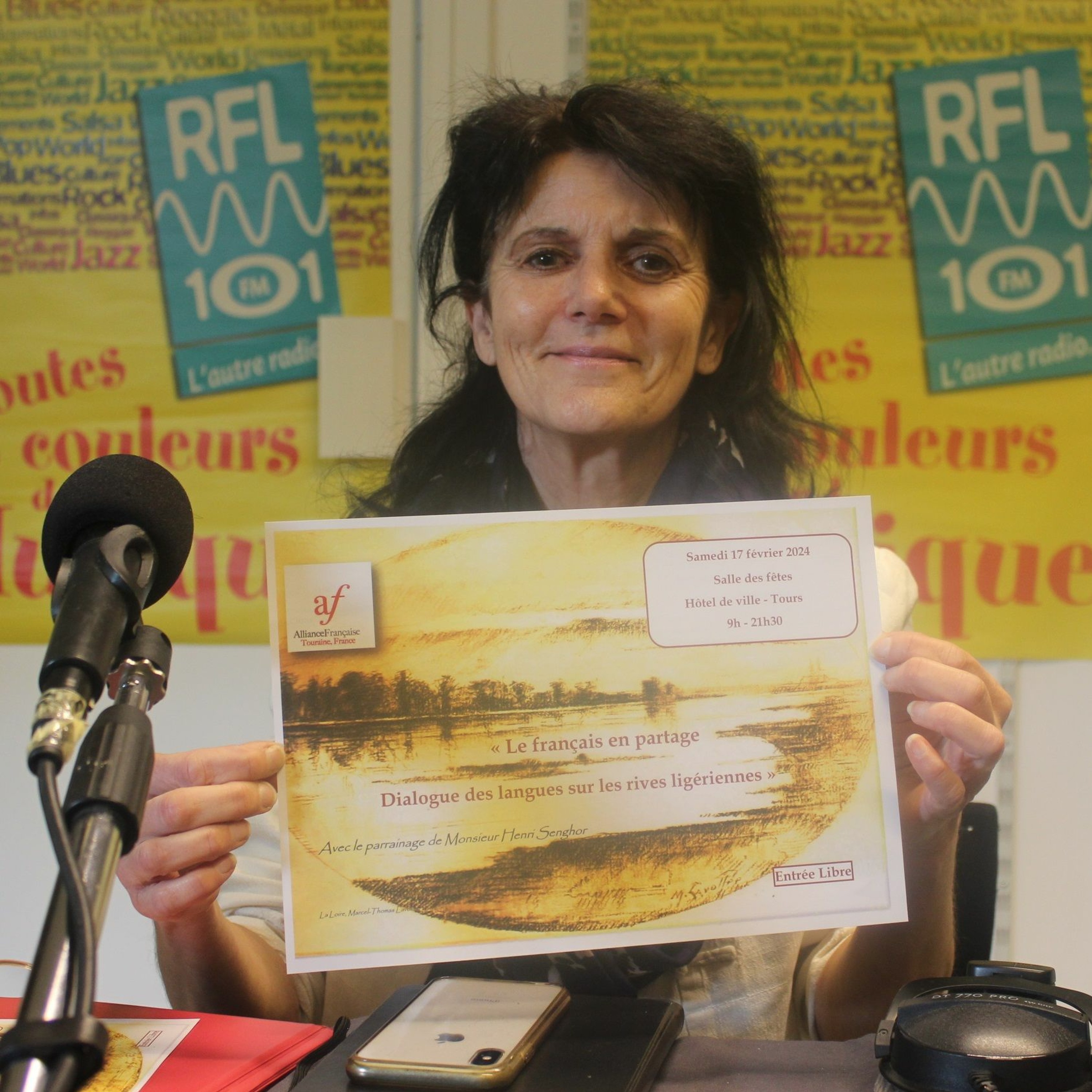 [Emission RFLactu]  Véronique Brient de l'Alliance Française de Touraine " Le Français en partage" episode artwork