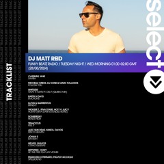 Select Radio With DJ Matt Reid - August 28th