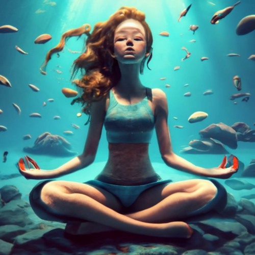 In the Middle of a Deep Blue Lake