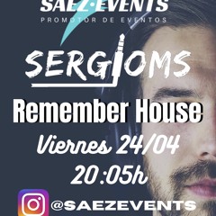 SergioMS live Remember Set Saez Events 24-4-20