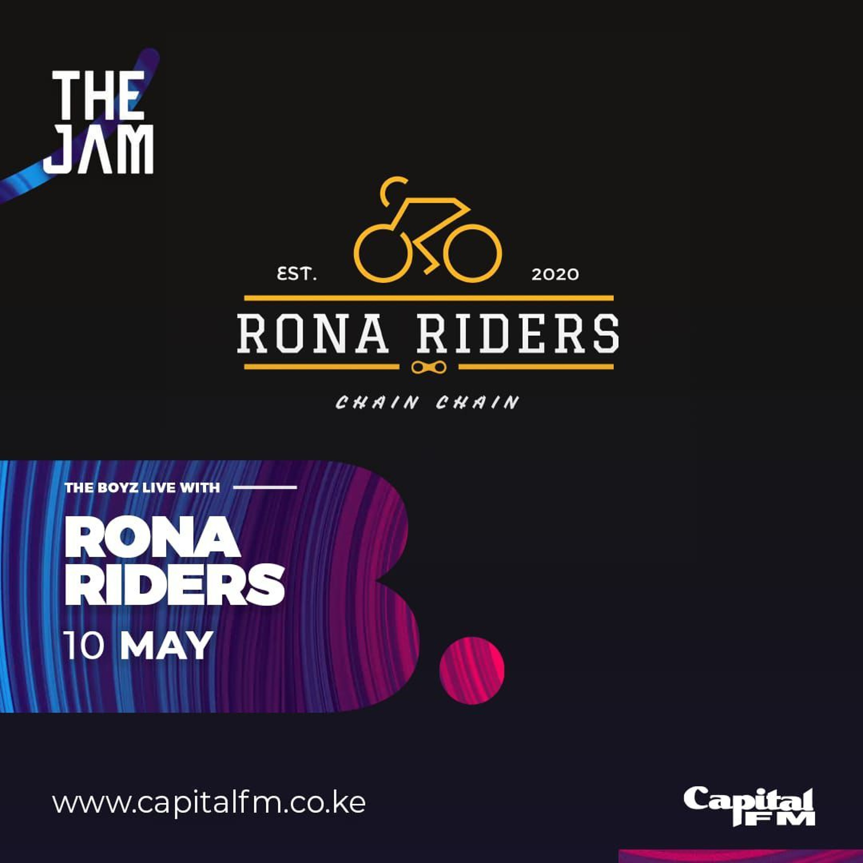 Rona Riders On #TheBoyzLive With C Kiarie, Martin Kariuki & Teddy Muthusi