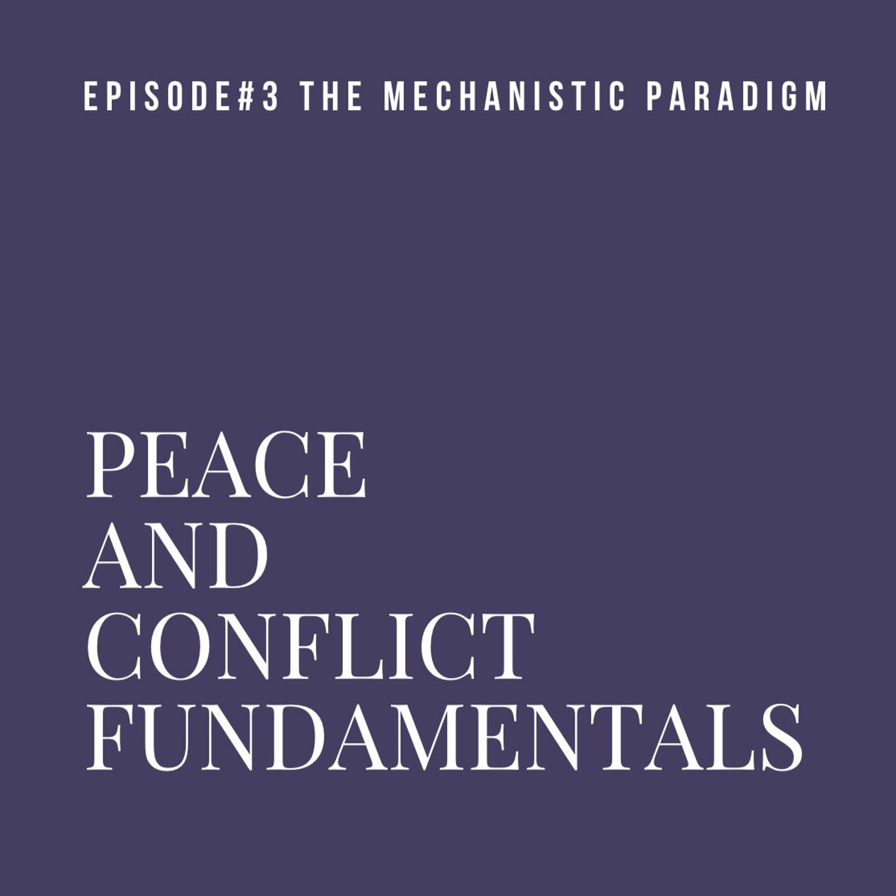 Peace and Conflict Fundamentals
