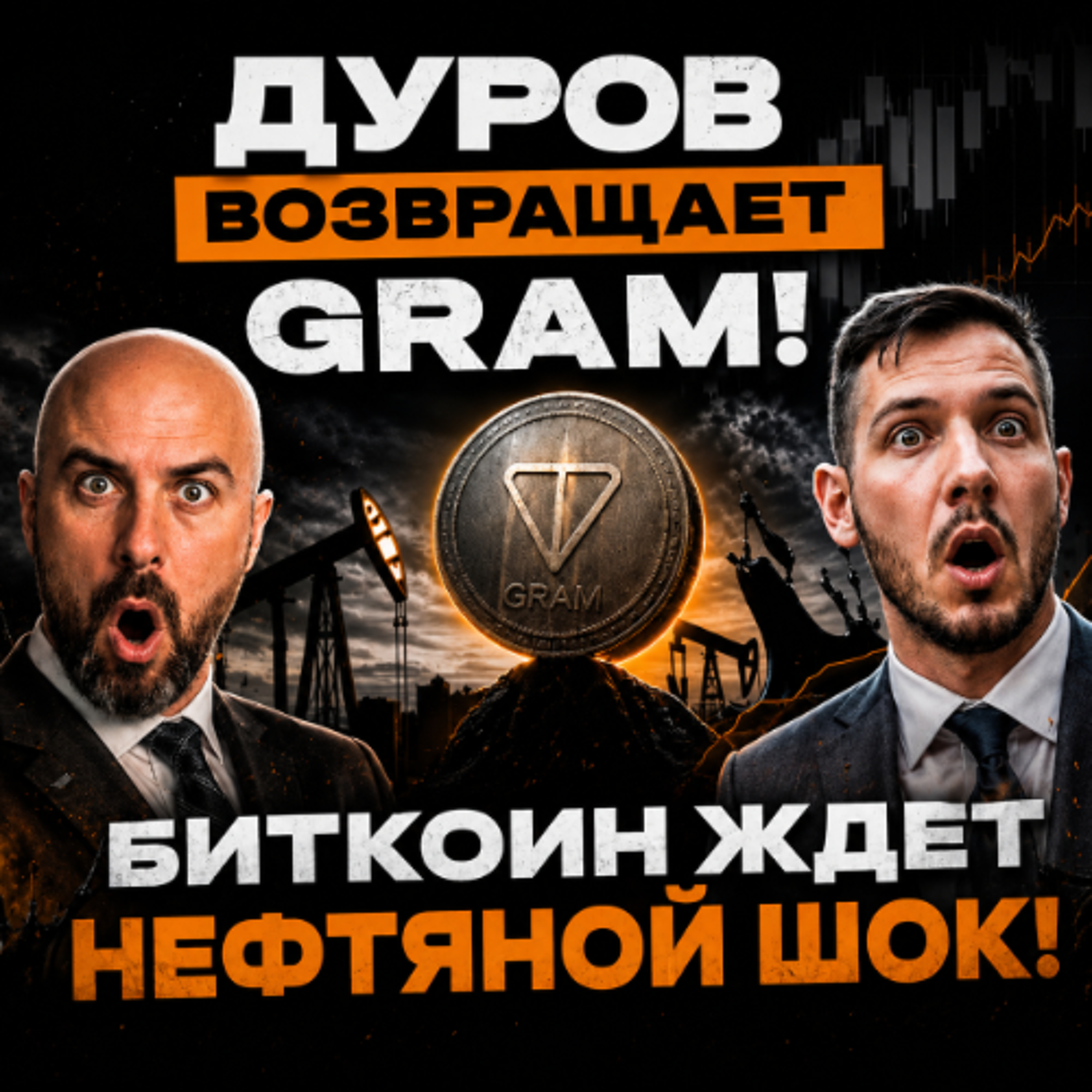 ДУРОВ возвращает GRAM! Биткоин ждет нефтяной шок, а Citi предрекает бум токенизации