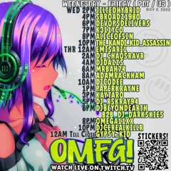OMFG! #9 11022022 - DnB Jungle Rave Breaks Happy Hardcore J-Core Live Twitch Stream Mix