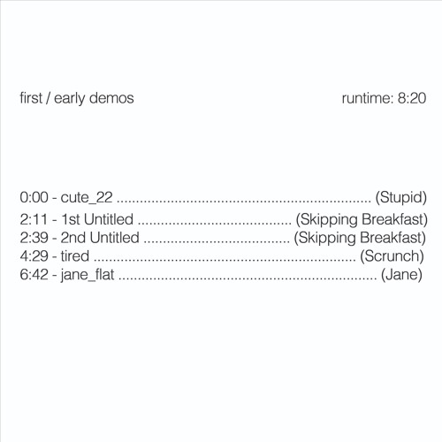 first / early demos