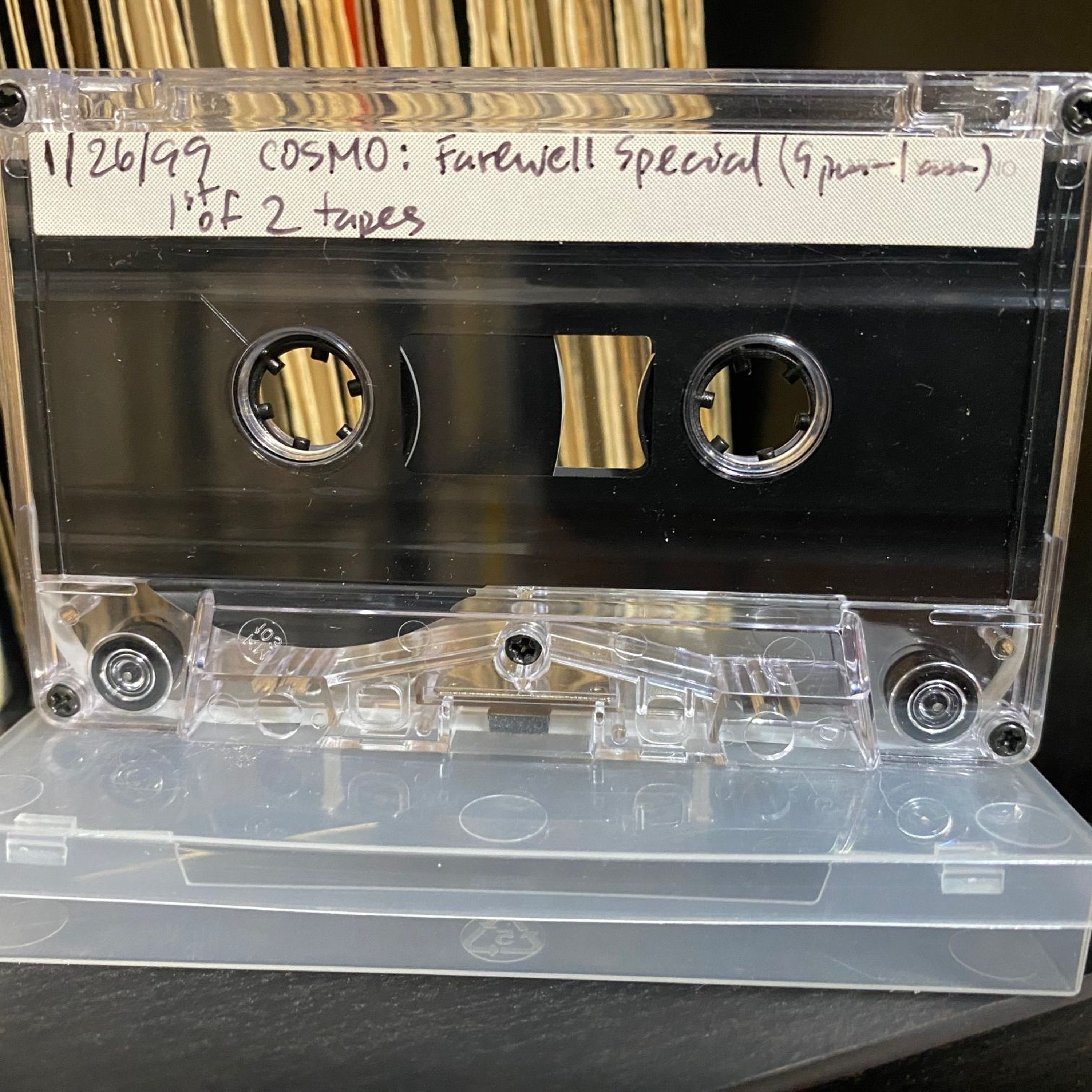DJ Cosmo - Club 89 FM WNYU, NYC 'Farewell Mix' 1-26-99' (Tape 1)(Manny'z Tapez) episode artwork