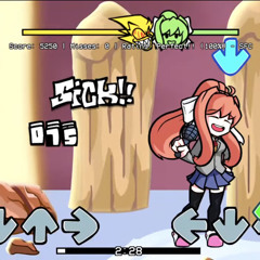 Fleetway Sonic and Monika sings Chaos
