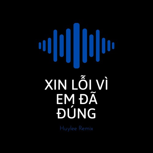 Xin Lỗi Vì Em Đã Đúng | Huy Lee Remix