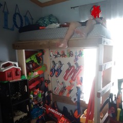 i keep nerf guns under my bed in case of intruders