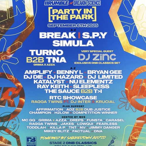 “GINGE RUMBLE X BREAKIN SCIENCE ALL DAYER COMPETITION MIX”