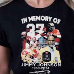 In Memory Of Jimmy Johnson 1938 2024 San Francisco 49ers Signature Thank You For The Memories T Shirt