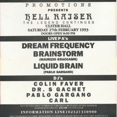Judge Dredd --Hellraiser 4-Ulster Hall Belfast--1993