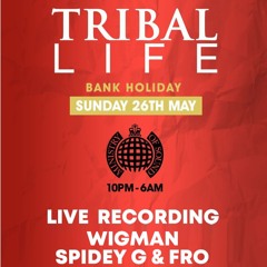 Wigman with Spidey G & Fro - live recording Tribal Life 26th May 2024