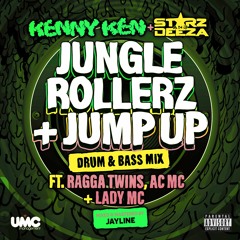 JUNGLE, ROLLERZ & JUMP UP DnB Mix - Kenny Ken, Starz & Deeza Feat Ragga Twins, Lady MC, AC MC