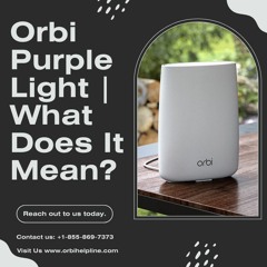 Orbi Purple Light  What Does It Mean