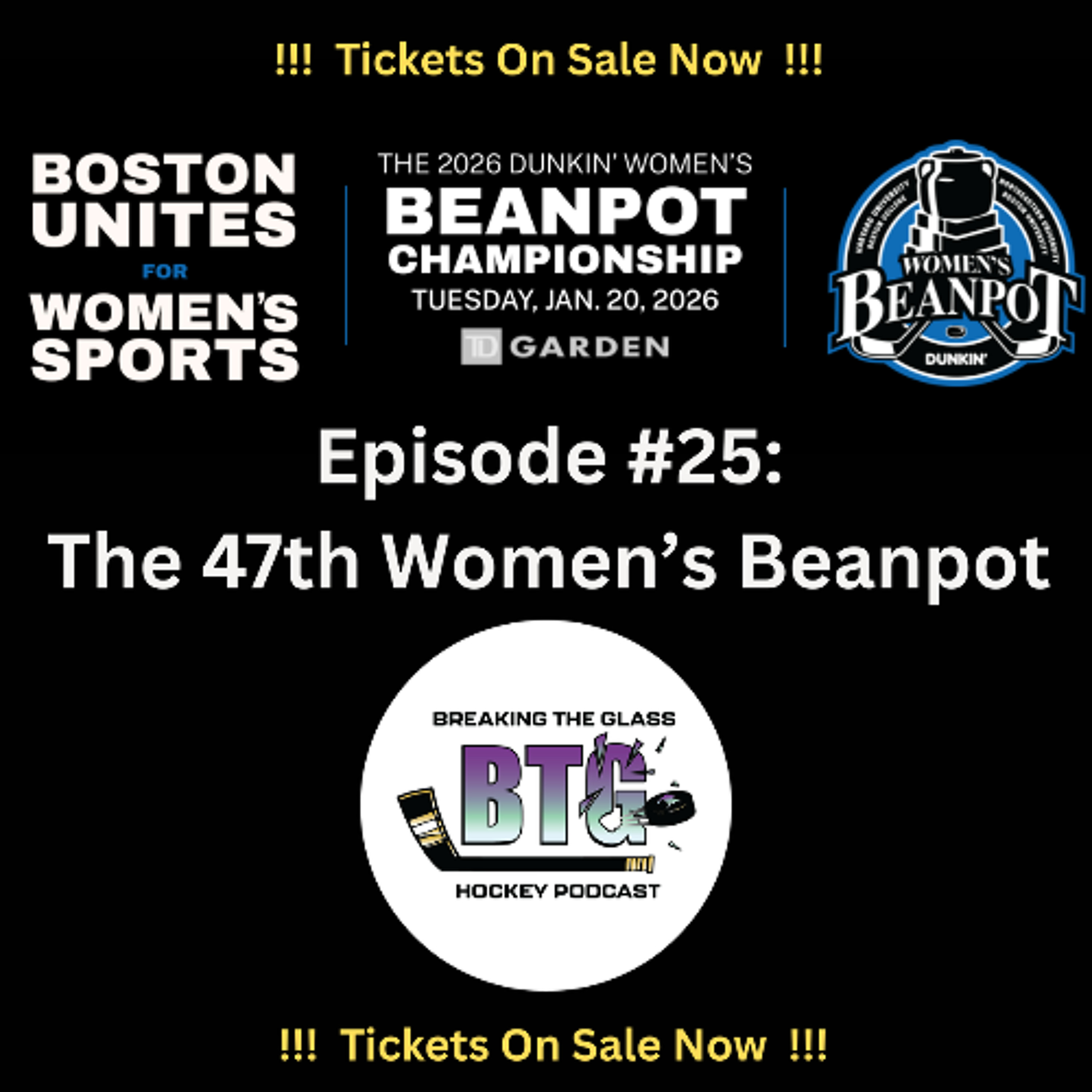 Episode #25: The 47th Women's Beanpot episode artwork