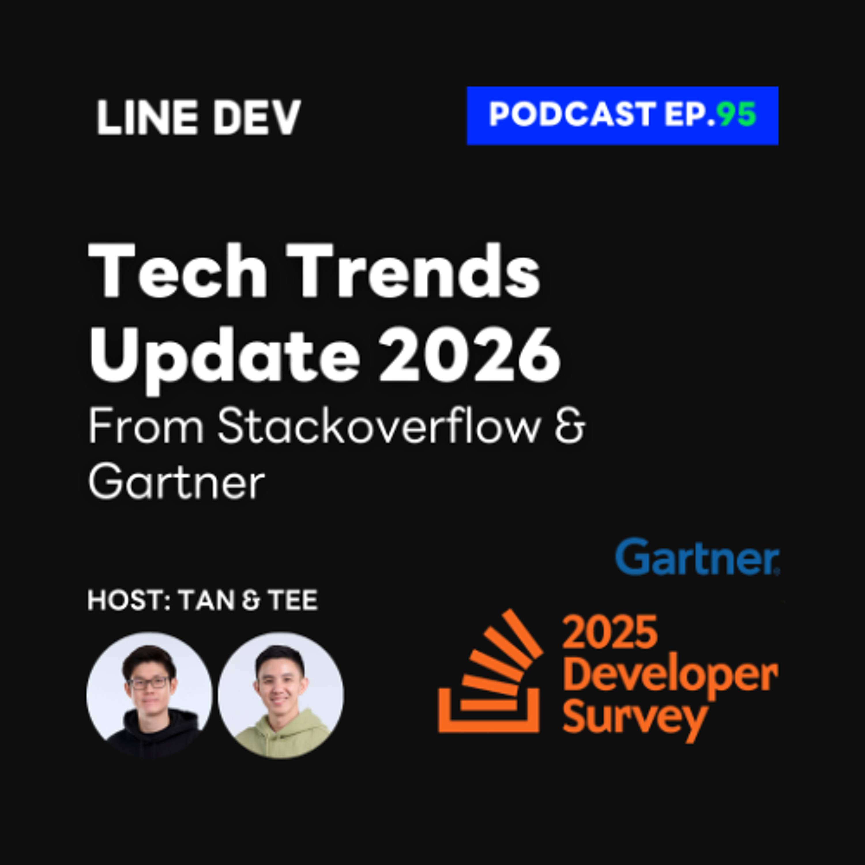 EP.95 - Tech Trends Update 2026 จาก Stackoverflow และ Gartner